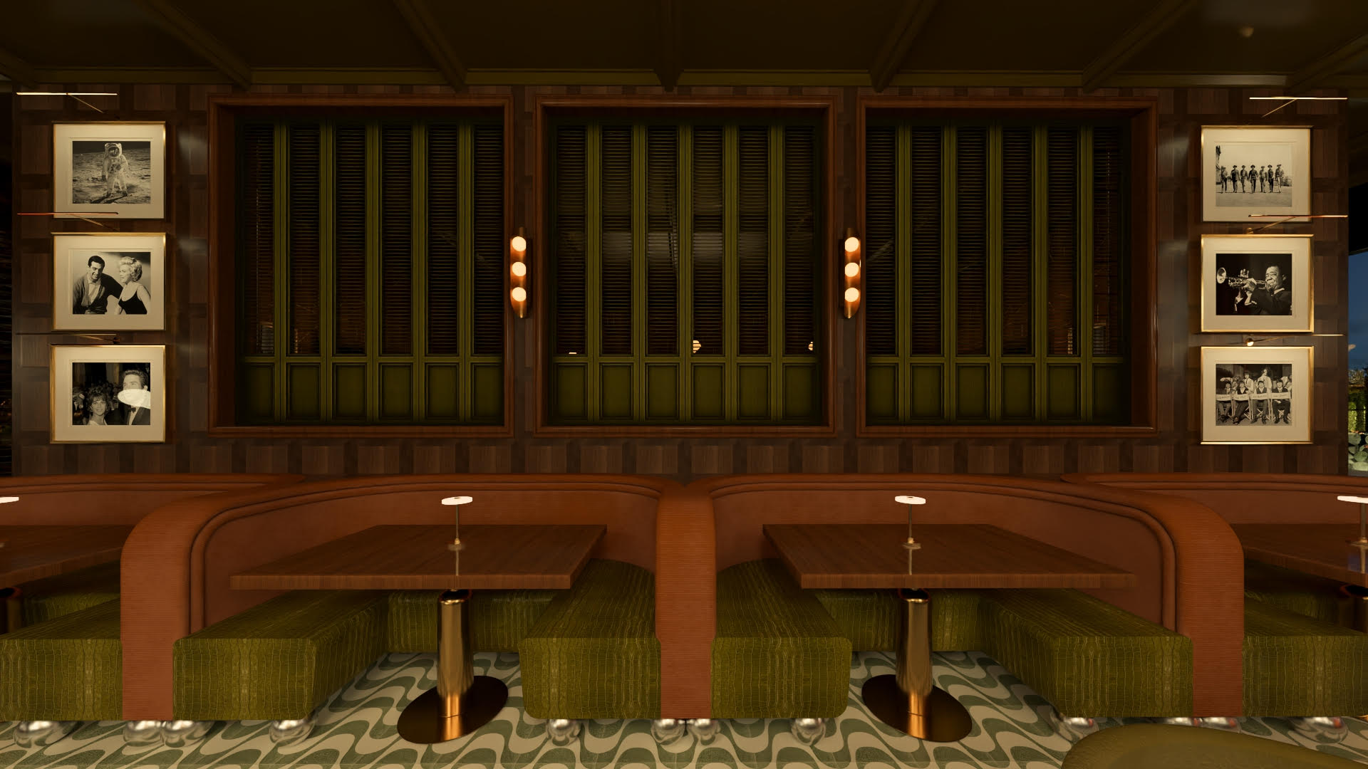 render of restaurant